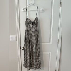 Black & White Plaid Dress